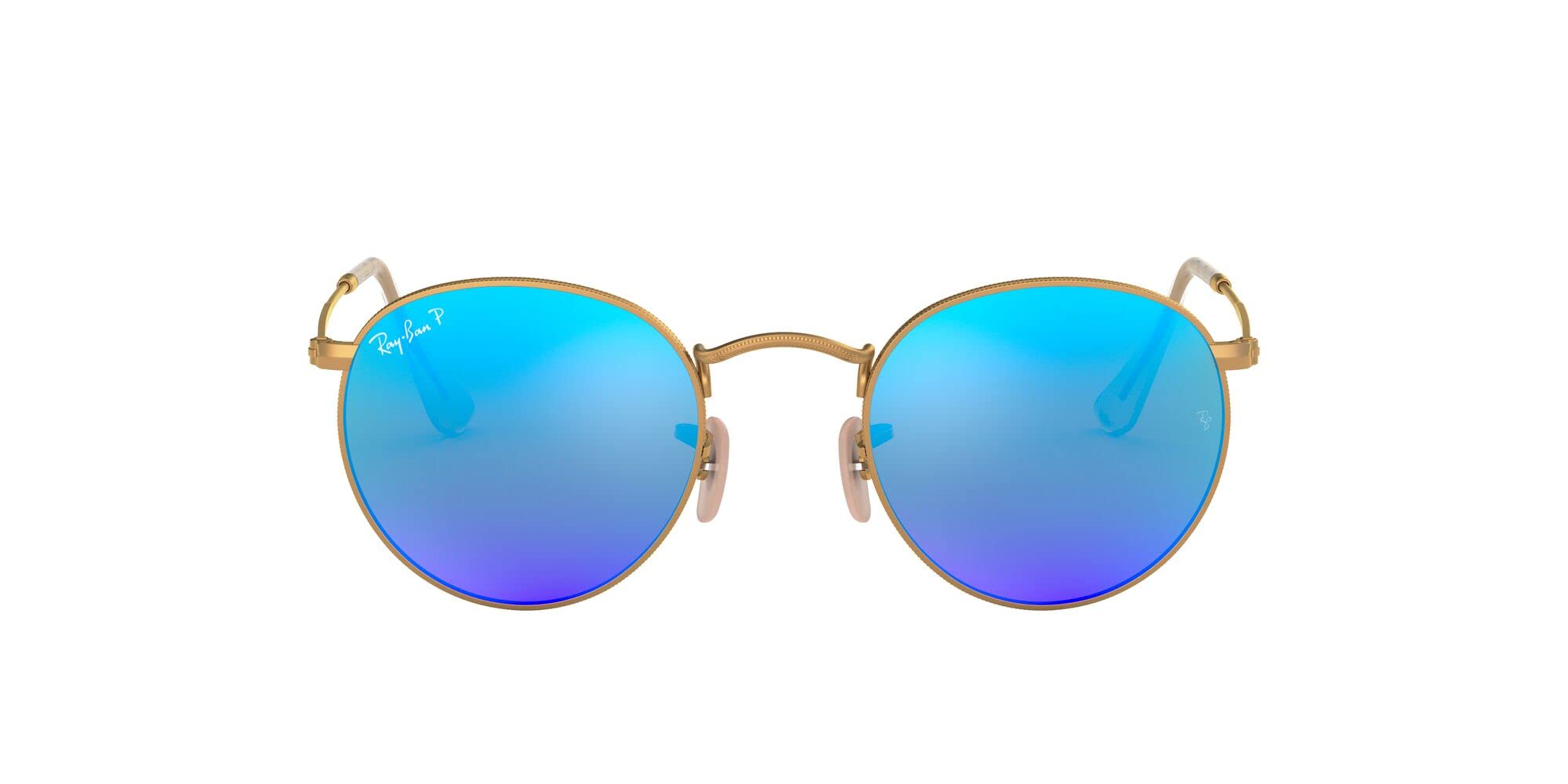 ★Ray-Ban スポーツサングラス ブルーミラー★ Amazon.co.jp: (レイバン) RAYBAN ROUND METAL ブルーミラー